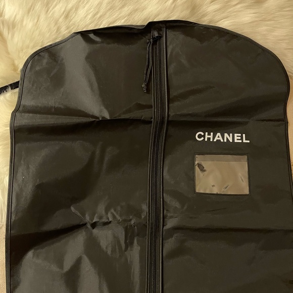 Authentic Chanel Garment Bag + Pant/Skirt Velvet Hanger - Picture 6 of 7